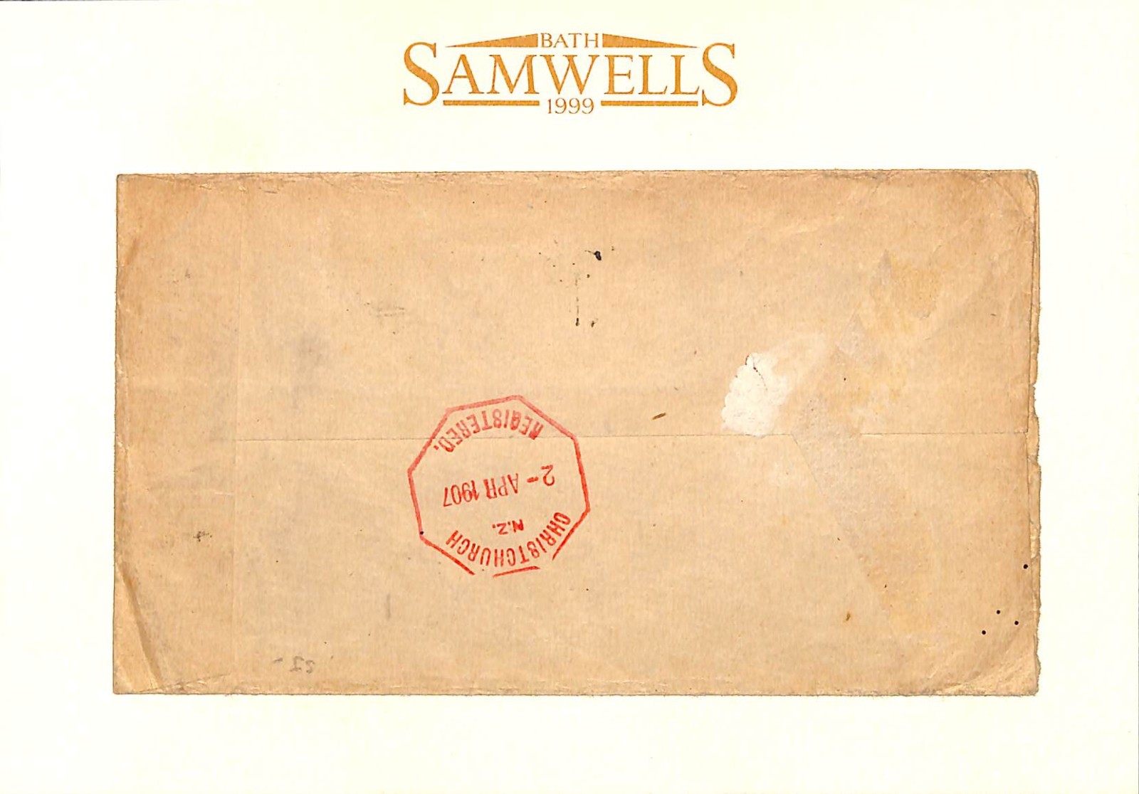 NEW SOUTH WALES Australia States QV *3-COLOUR FRANKING* Cover NSW 1907 NZ MS1322 - Image 8