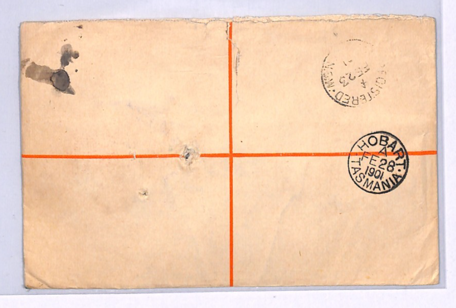NEW SOUTH WALES Cover *Mungindi* Registered Stationery 1901 Australia NSW XK288 - Image 4