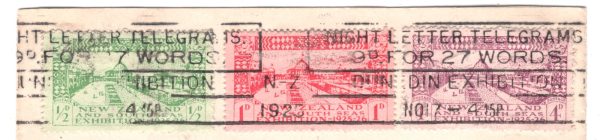 NEW ZEALAND 1925 FDC Set *EXHIBITION* Dunedin MACHINE First Day Cover XW127