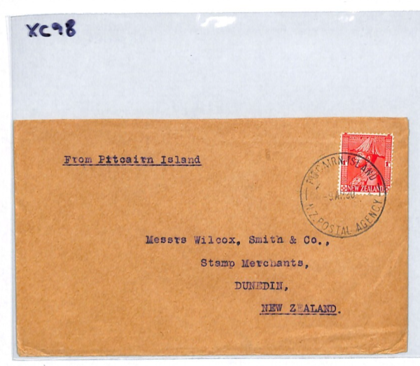 NEW ZEALAND USED PITCAIRN ISLAND Cover RMS RUAPEHU Dunedin 1930{samwells}XC98 - Image 8