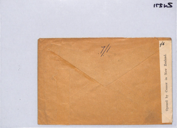 NEW ZEALAND WW2 Cover 5s POSTAL FISCAL Trans-Pacific 1941 Air Mail VICTORY ZN271 - Image 13
