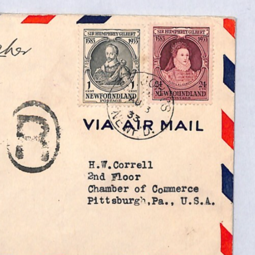 NEWFOUNDLAND 1933 FDC *Gilbert* 1c 24c QUEEN ELIZABETH 1 First Day Cover YW364 - Image 8
