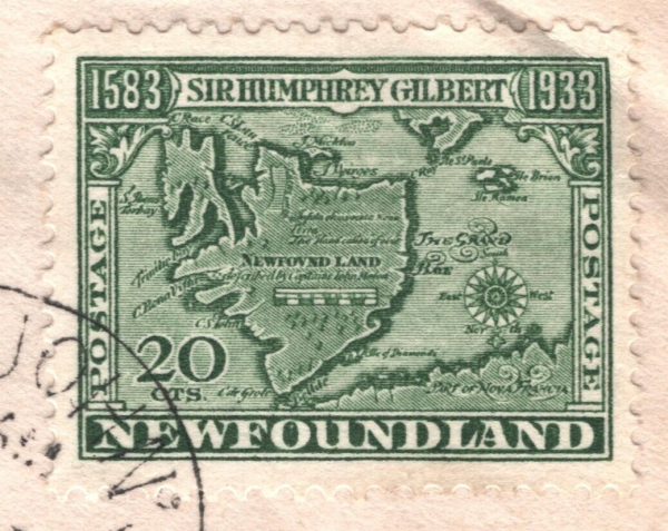 NEWFOUNDLAND 1933 FDC Humphrey Gilbert 20c MAP First Day Cover SIGNED MAYOR XC88 - Image 14