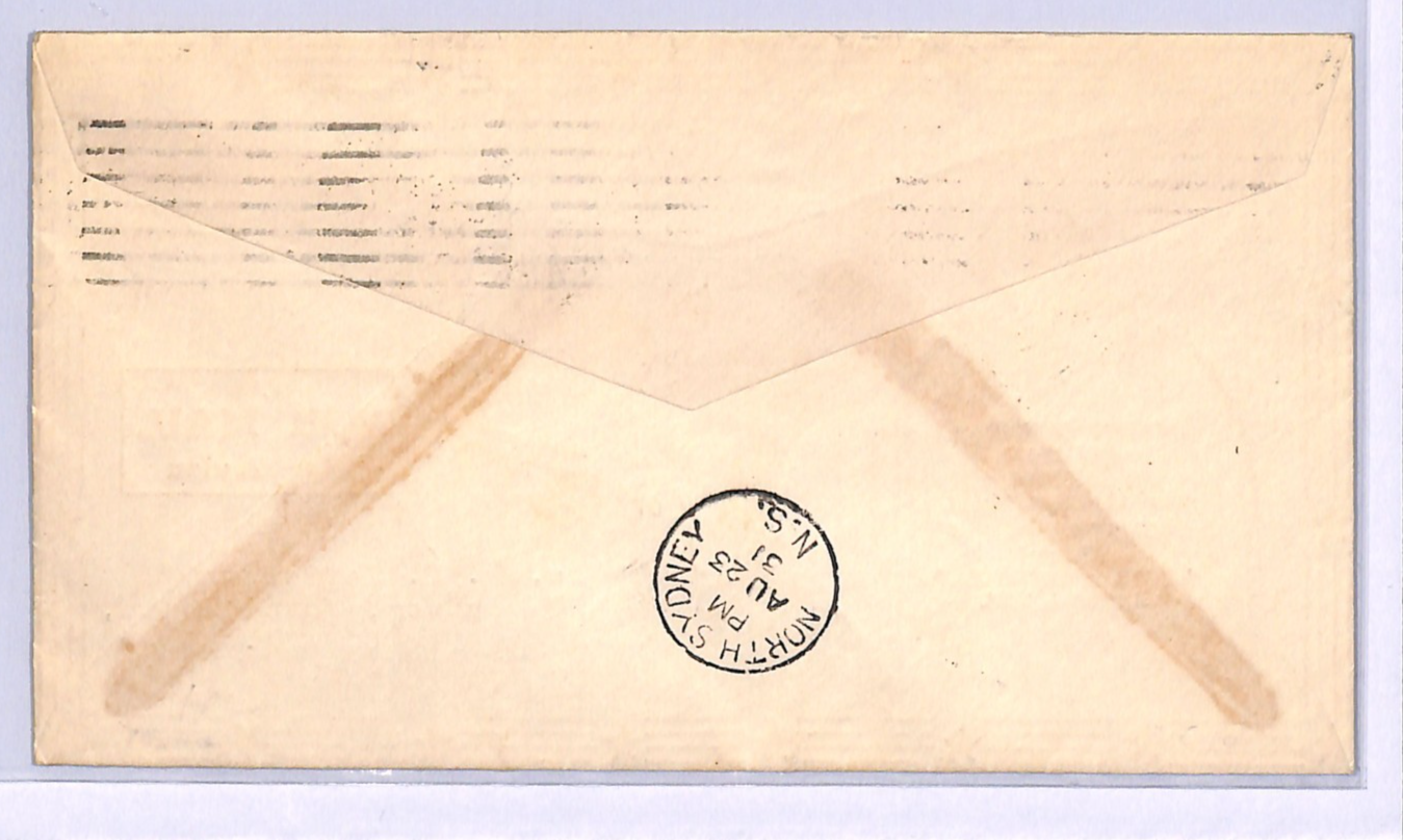 NEWFOUNDLAND 50c Air Mail Cover *GYPSY MOTH* Aeroplane FIRST FLIGHT Canada WD286 - Image 5
