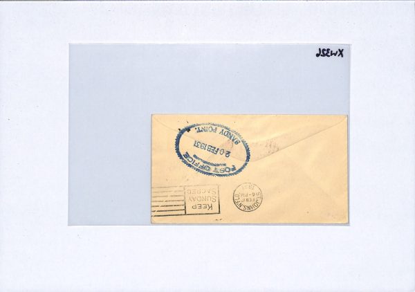 NEWFOUNDLAND Air 1931 Cover FIRST FLIGHT 2c 8c 5c EXPRESS TRAIN Franking XW326 - Image 10
