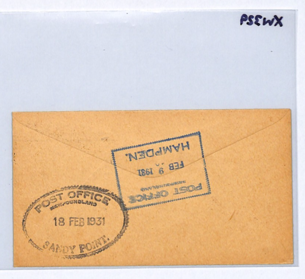 NEWFOUNDLAND Air Mail Cover FIRST FLIGHT St John's Hampden 1931 Canada XW329 - Image 11