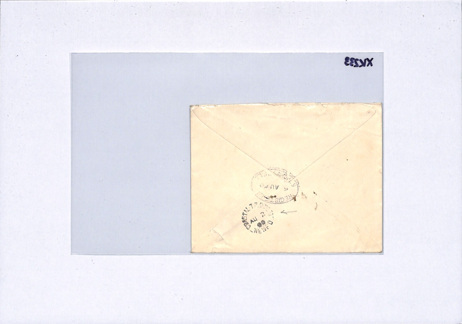 NEWFOUNDLAND RAILWAY Cover *PUSHTHROUGH* 1900 CDS Coastal TPO West FISHING XK233 - Image 6