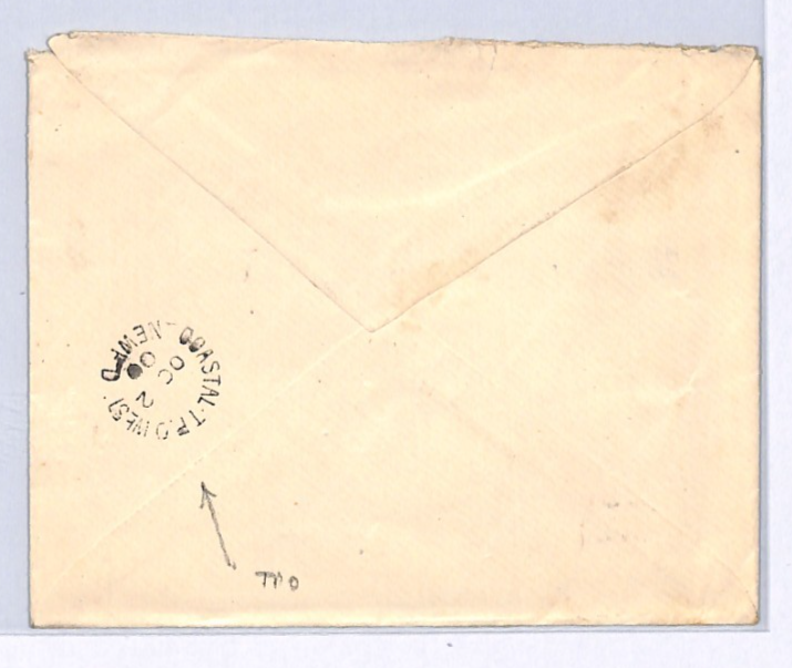 NEWFOUNDLAND RAILWAY Cover *PUSHTHROUGH* 1900 CDS Coastal TPO West FISHING XK234 - Image 4