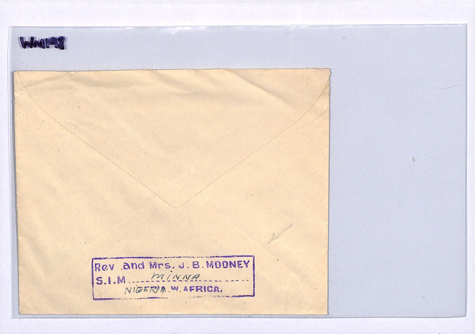 NIGERIA Cover Minna *SUDAN INTERIOR MISSION* Cachet 1945 Glasgow {samwells}WM198 - Image 5