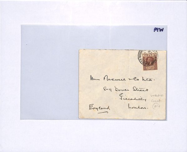 NIGERIA MILITARY Cover *WEST AFRICA FIELD FORCE* Zaria 1929 PALM TREE Crest WY9 - Image 12