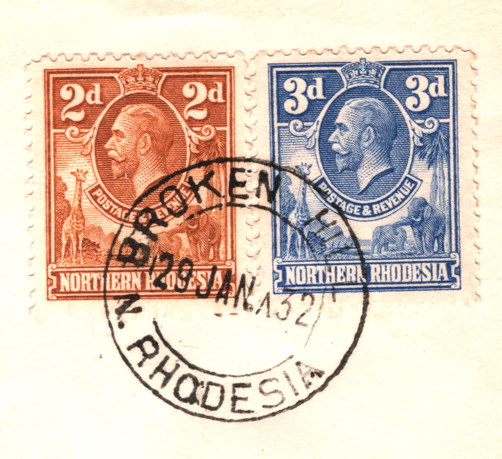 NORTHERN RHODESIA Air 1932 IMPERIAL FIRST FLIGHT *125 FLOWN* Cape Town WH223 - Image 6
