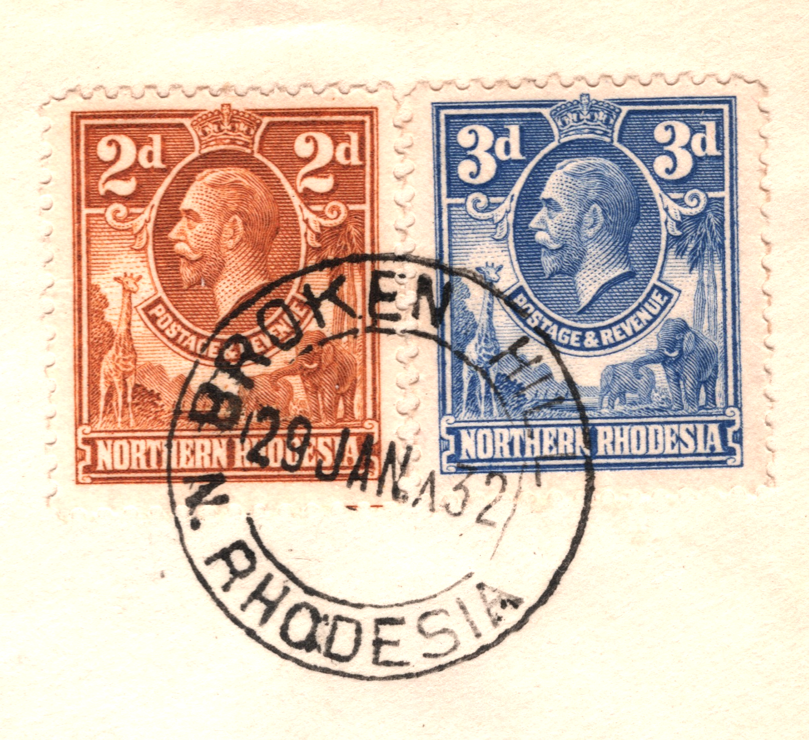 NORTHERN RHODESIA Air 1932 IMPERIAL FIRST FLIGHT *125 FLOWN* Cape Town WH223
