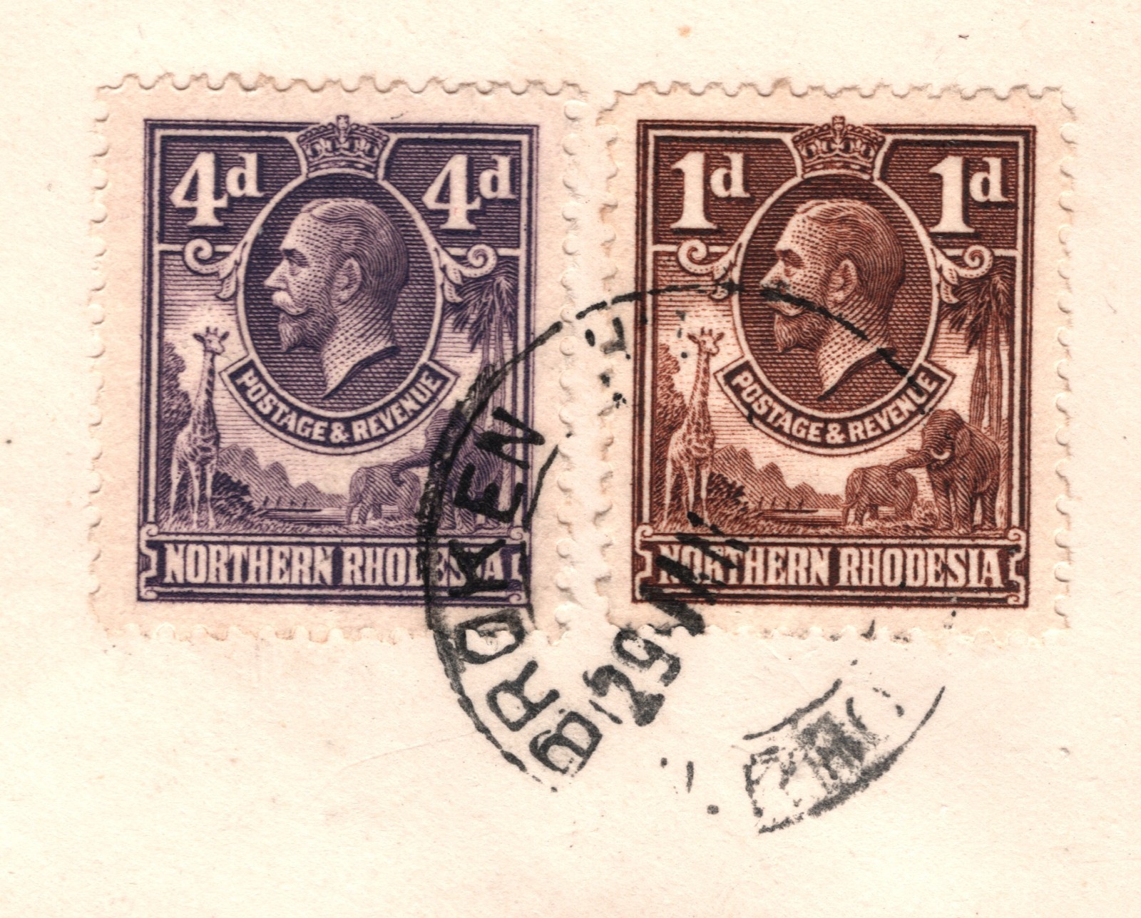 NORTHERN RHODESIA Air Cover IMPERIAL FIRST FLIGHT Cape 1932 Broken Hill WH220