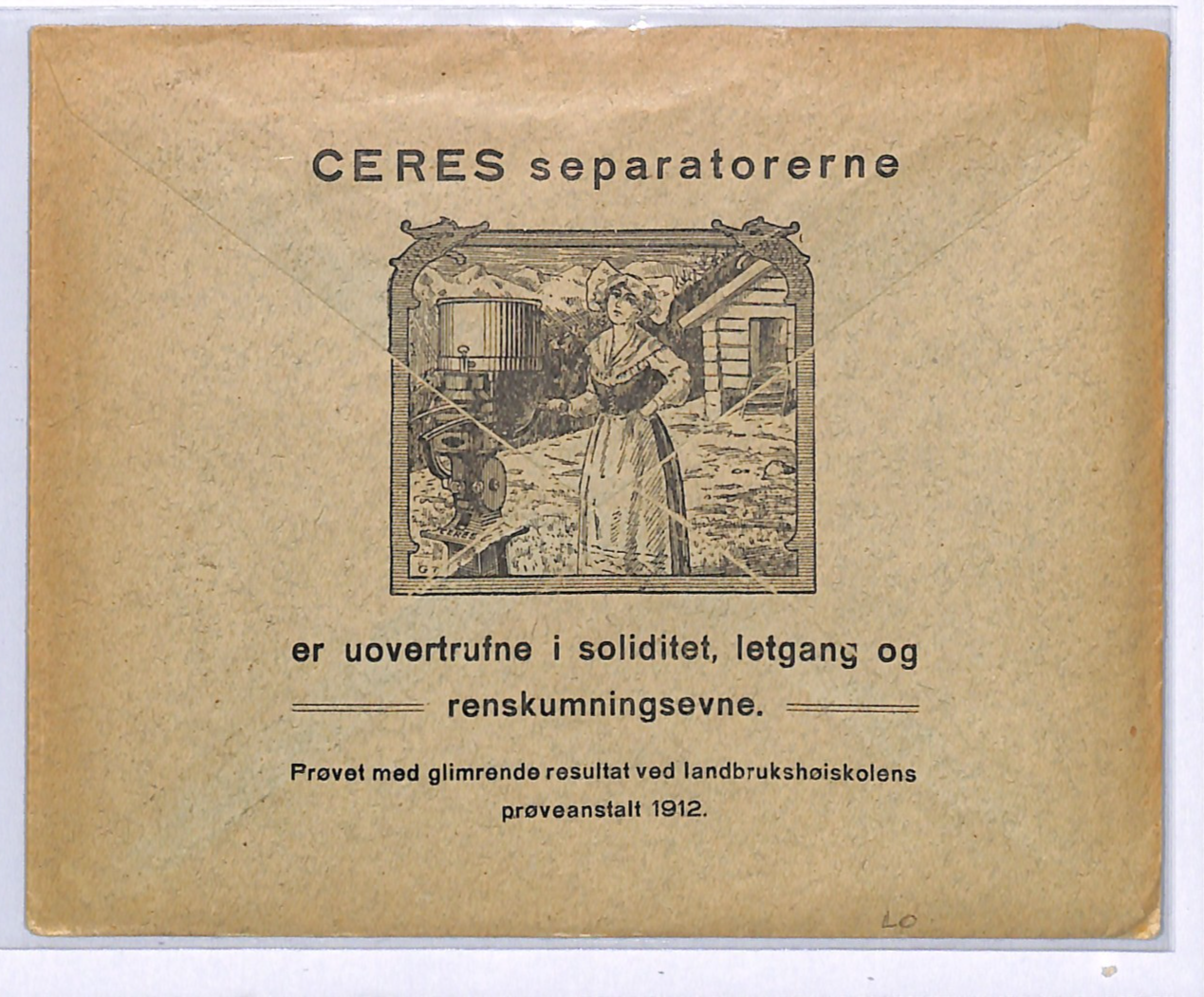 NORWAY Illustrated Advert Cover *ENGINE* Trondheim 1914 Contents {samwells}XS139 - Image 3