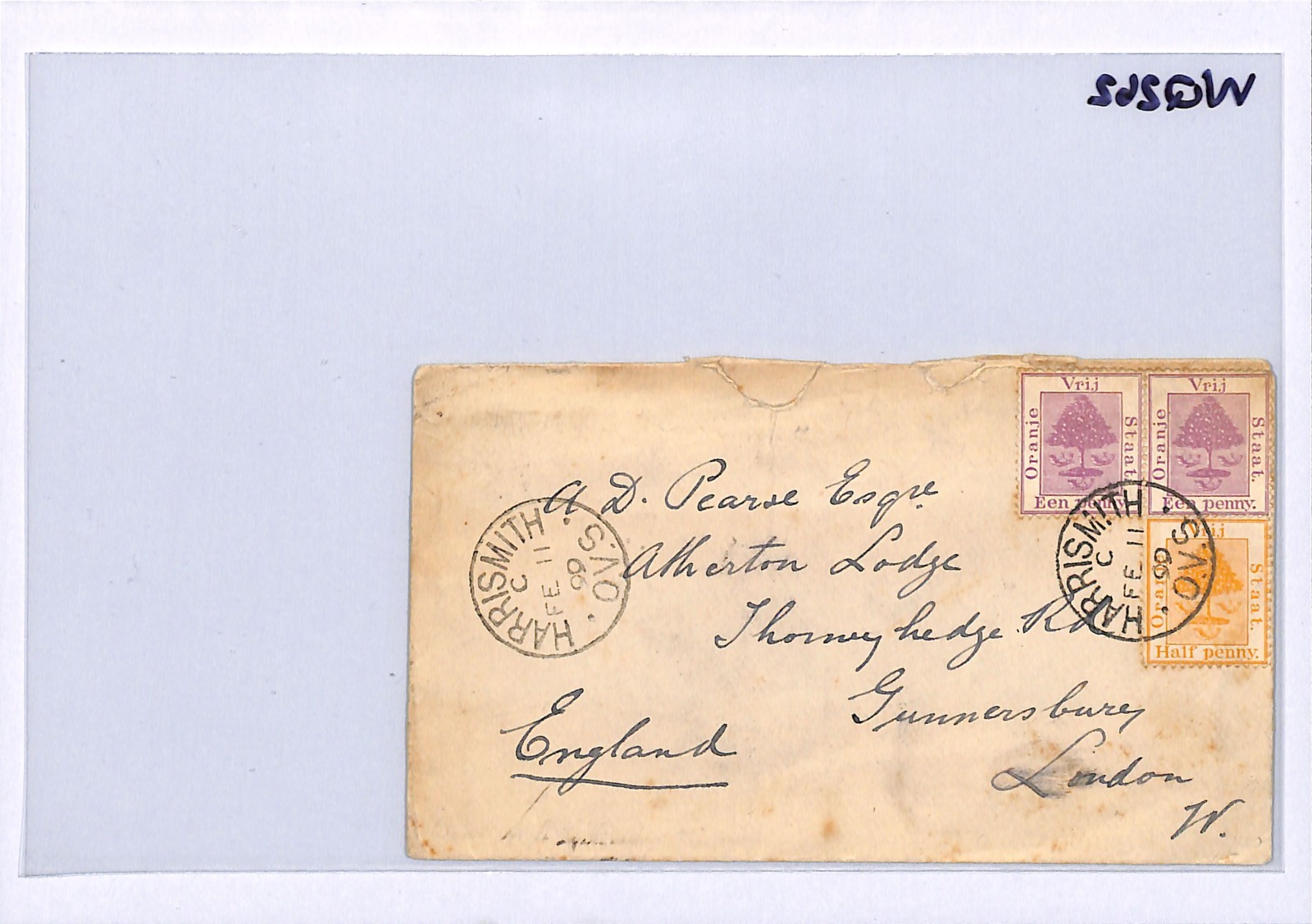 ORANGE FREE STATE Boer OVS Advert 1899 Cover *SHEEP DIP* Harrismith Africa WQ262 - Image 6