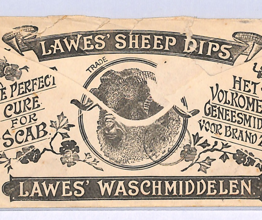 ORANGE FREE STATE Boer OVS Advert 1899 Cover *SHEEP DIP* Harrismith Africa WQ262