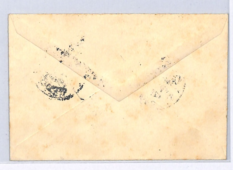 OTTOMAN EMPIRE Turkey Cover 20pa ERROR *DOUBLE OVERPRINT* PAIR Taxim CDS WZ167 - Image 4