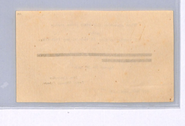 PALESTINE WW2 *POSTAL VOUCHER* Message Scheme CONTROLLER Memo {samwells}XW100 - Image 3