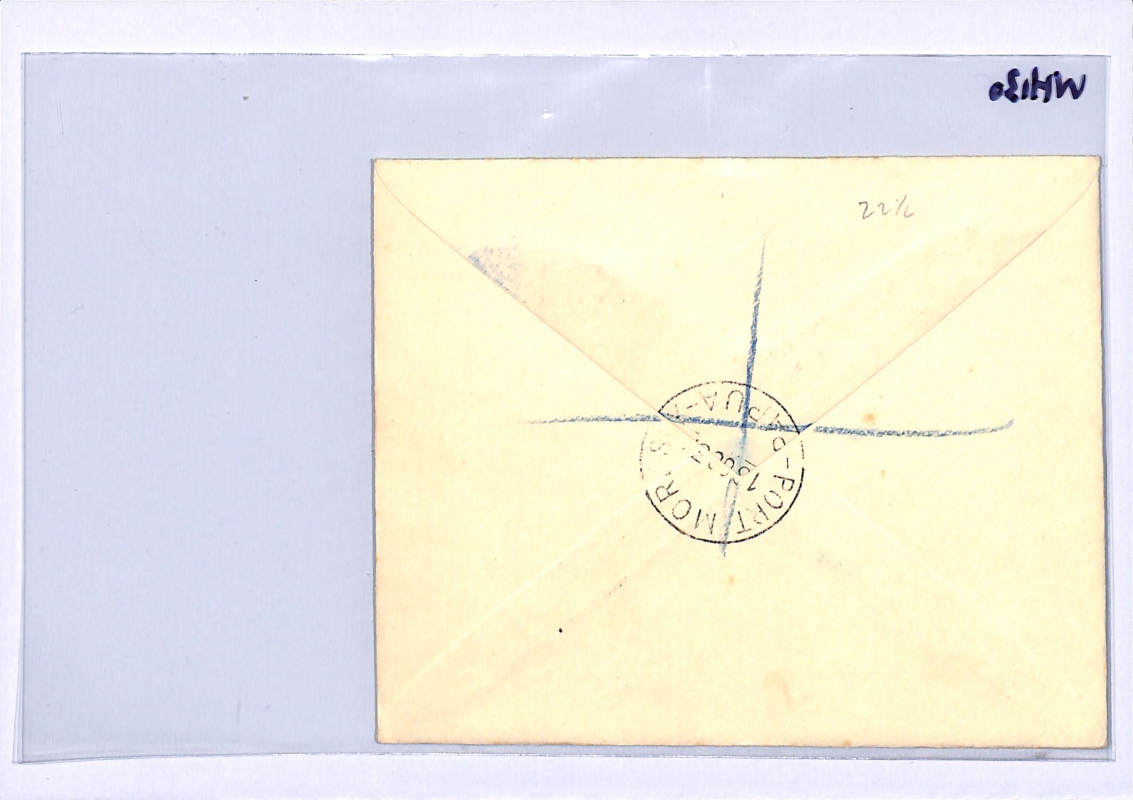 PAPUA Cover KGVI 1d Coronation *HALO* VARIETY SG.154a 1937 FDC First Day WH130 - Image 8