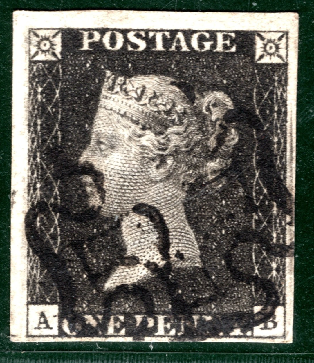 PENNY BLACK 1840 GB SG.2 1d Plate 6 (AB) *TRL*?? MX c£500-SBR54