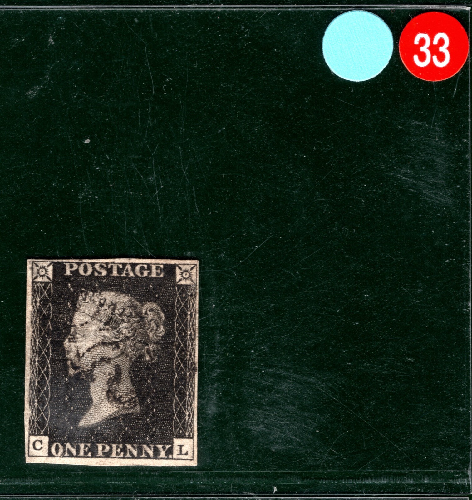 PENNY BLACK 1840 GB SG.2 1d Plate 9 (CL) Light Maltese Cross MX Cat £625 SBR33 - Image 4