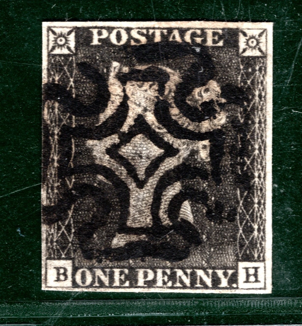 PENNY GREY-BLACK 1840 Stamp GB SG.3 1d Plate 3 (BH) Super MX AS21 Cat £500 SBR39 - Image 5