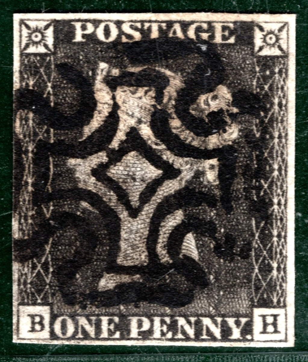 PENNY GREY-BLACK 1840 Stamp GB SG.3 1d Plate 3 (BH) Super MX AS21 Cat £500 SBR39