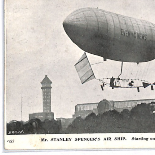 PIONEER AVIATION Card AIRSHIP *Stanley Spencer* Crystal Palace 1903 Flight PZ72 - Image 6