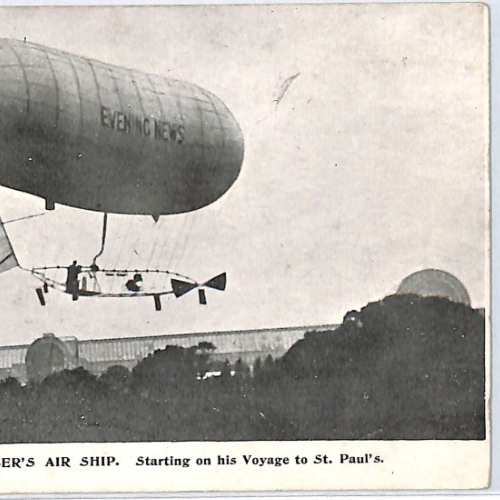 PIONEER AVIATION Card AIRSHIP *Stanley Spencer* Crystal Palace 1903 Flight PZ72 - Image 7