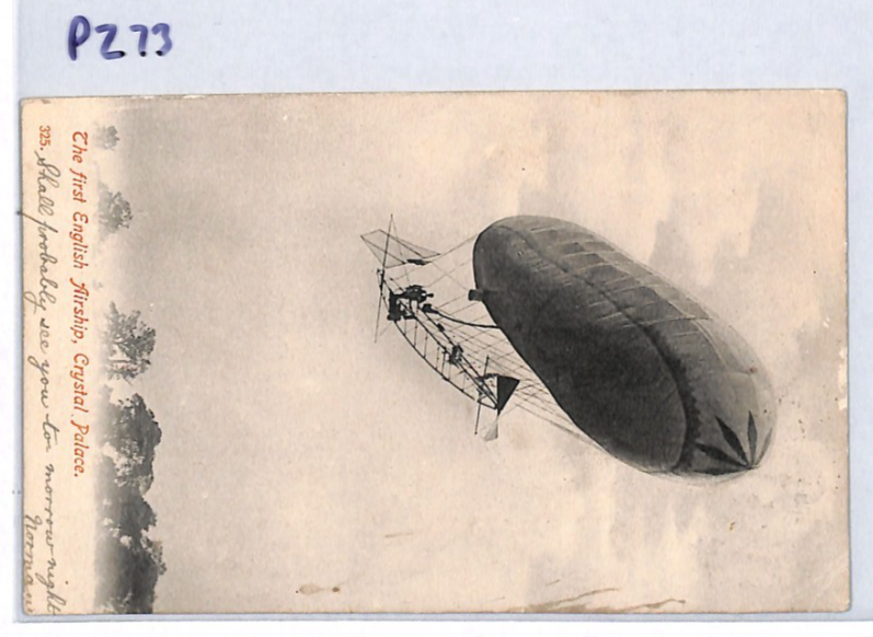 PIONEER AVIATION GB Postcard *FIRST ENGLISH AIRSHIP* (1902) Crystal Palace PZ73 - Image 13