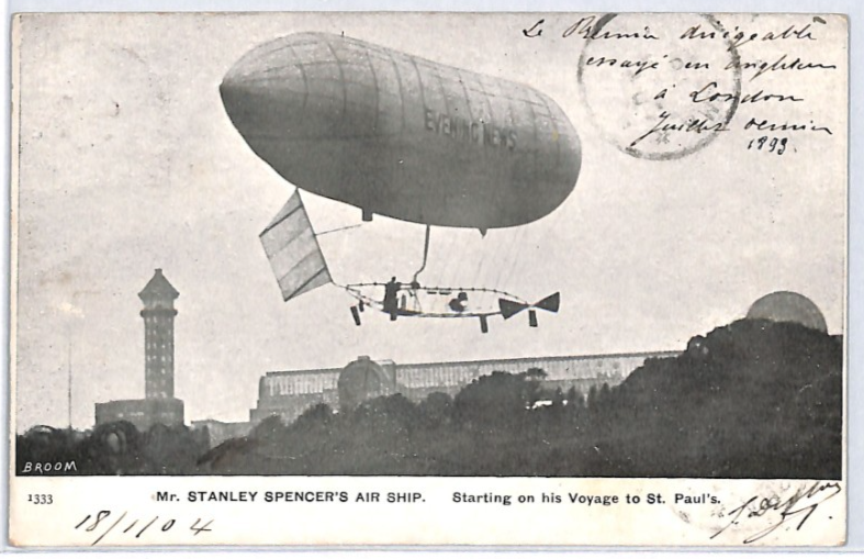 PIONEER AVIATION Postcard GB AIRSHIP *Stanley Spencer* (1903) Flight PPC PZ74 - Image 14