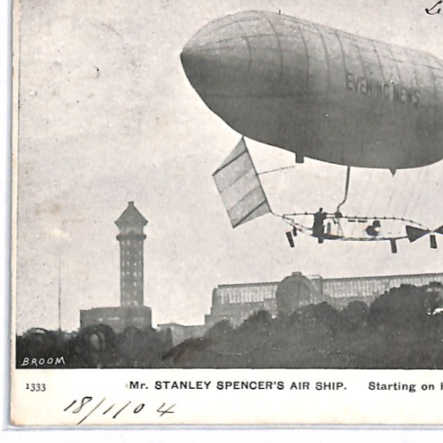 PIONEER AVIATION Postcard GB AIRSHIP *Stanley Spencer* (1903) Flight PPC PZ74 - Image 9