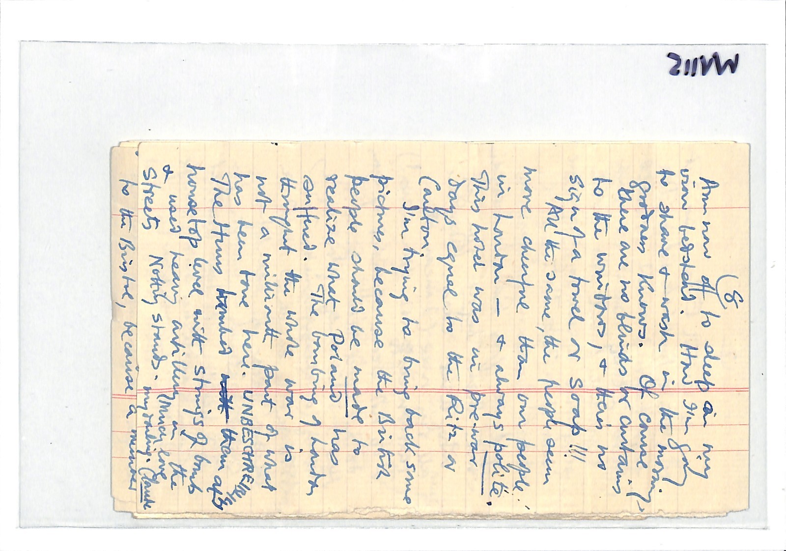 POLAND Cover 1947 Contents re WW2 DESTRUCTION OF WARSAW 1947 GB Kent Hythe WV115 - Image 5