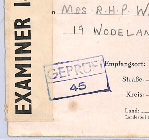 POLAND WW2 Cover POW *STALAG LUFT 3* Imprint Lettersheet 1942 Surrey {Waite}XO14 - Image 11