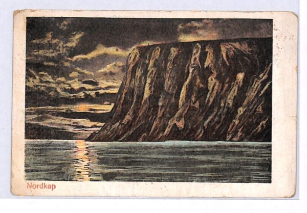 POLAR/NORWAY Card 1908 NORDKAP CDS Austria-Lloyd Yacht*THALIA* Ship Cachet YX387 - Image 6