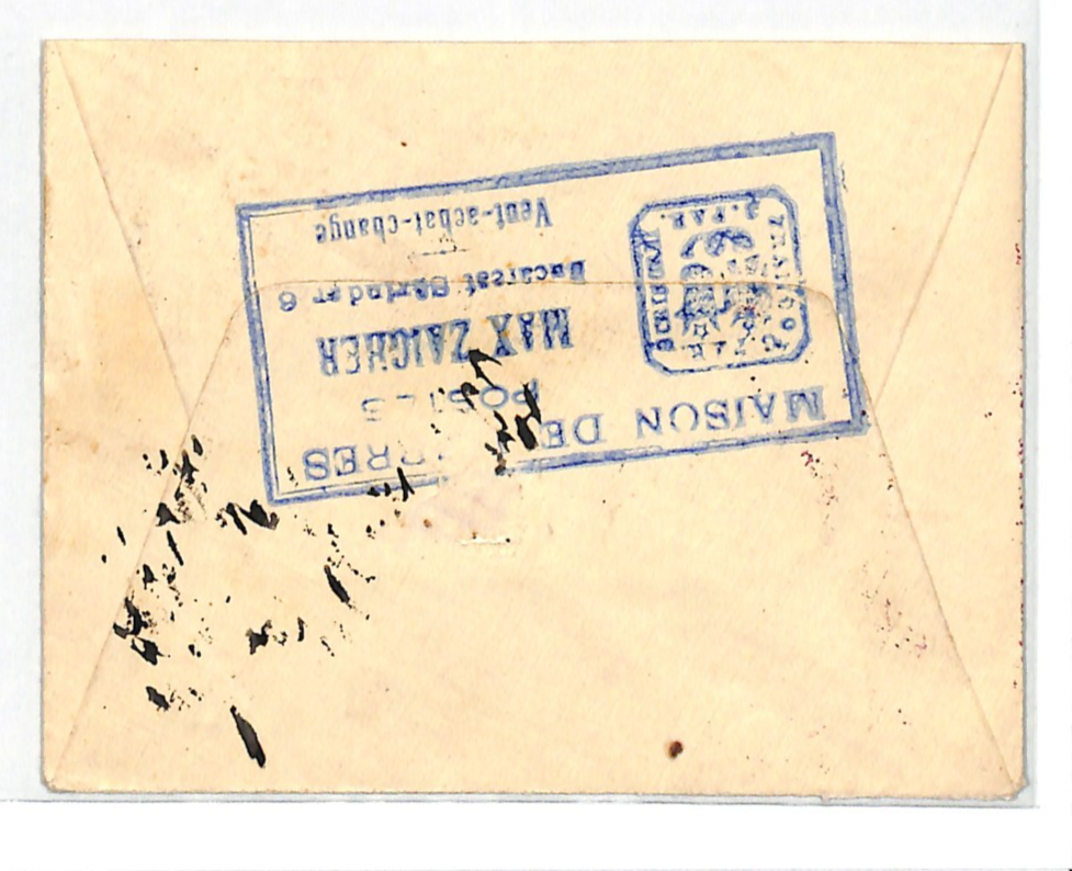 ROMANIA WW1 Cover GERMANY OCC MViR Error *INVERTED OVERPRINT* 1917 Bucharest WV5 - Image 6