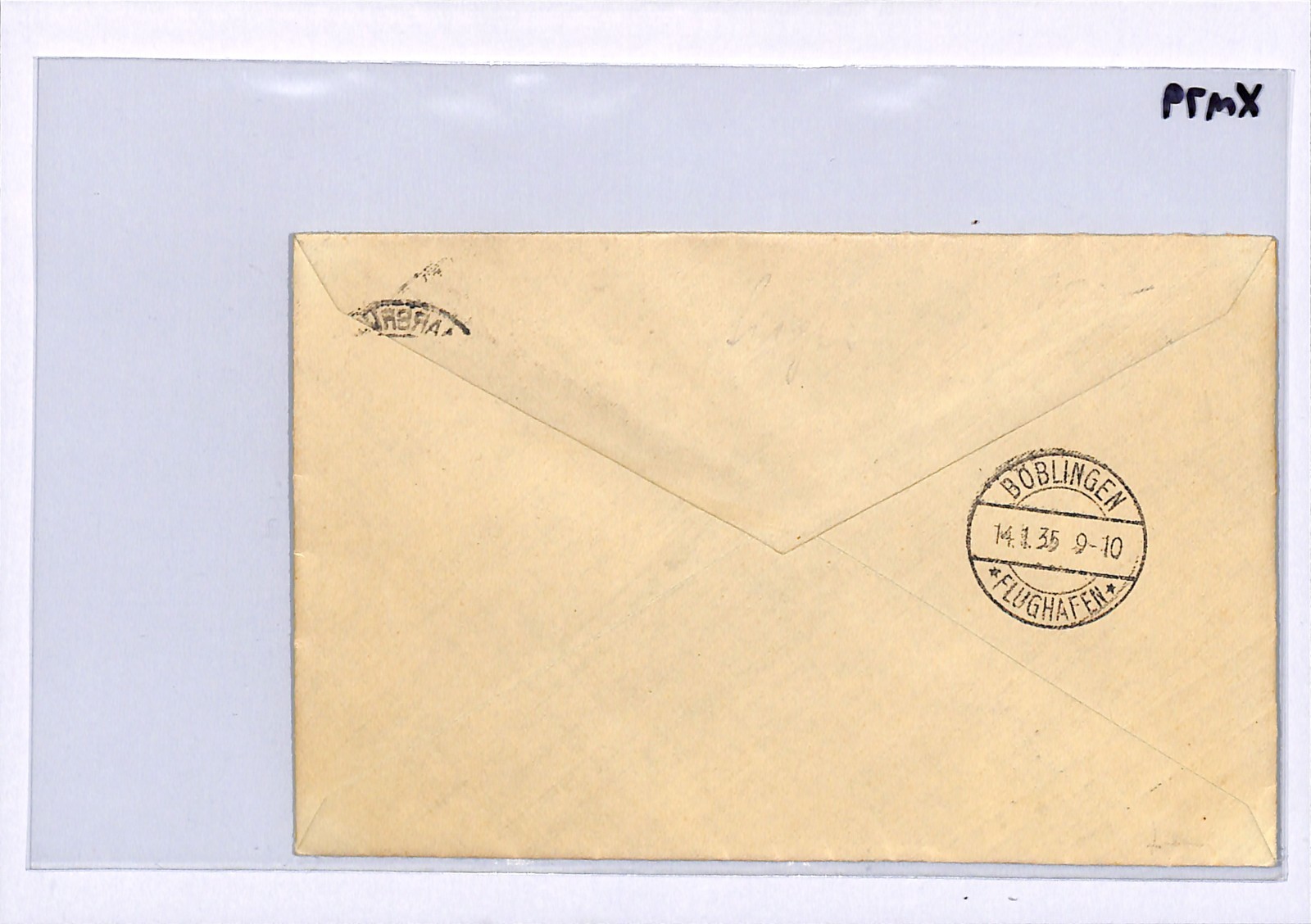 SAAR Cover VOLKSABSTIMMUNG Overprints Saarbrücken 1935 5F 1F High Values XM79 - Image 6