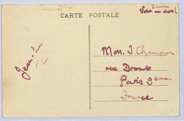 SAINT PIERRE & MIQUELON Street SNOW Postcard 1930 VIEW-SIDE France BIRDS YF199 - Image 4