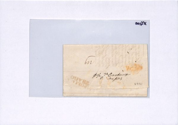 SICILY Cover 1849 Palermo LETTER Per SHIP *Marie Antoinette* Italy-France XG100 - Image 16