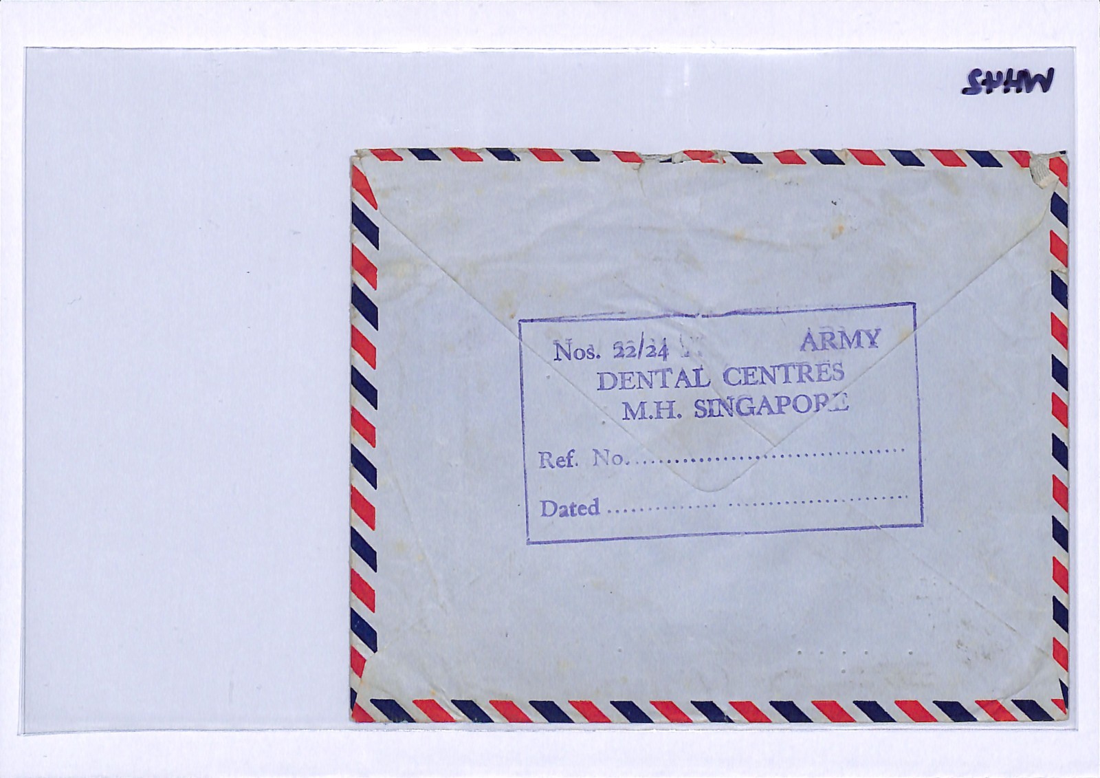 SINGAPORE BRITISH FORCES Malaya 1955 *DENTISTRY* Cover MILITARY HOSPITAL WH42 - Image 7