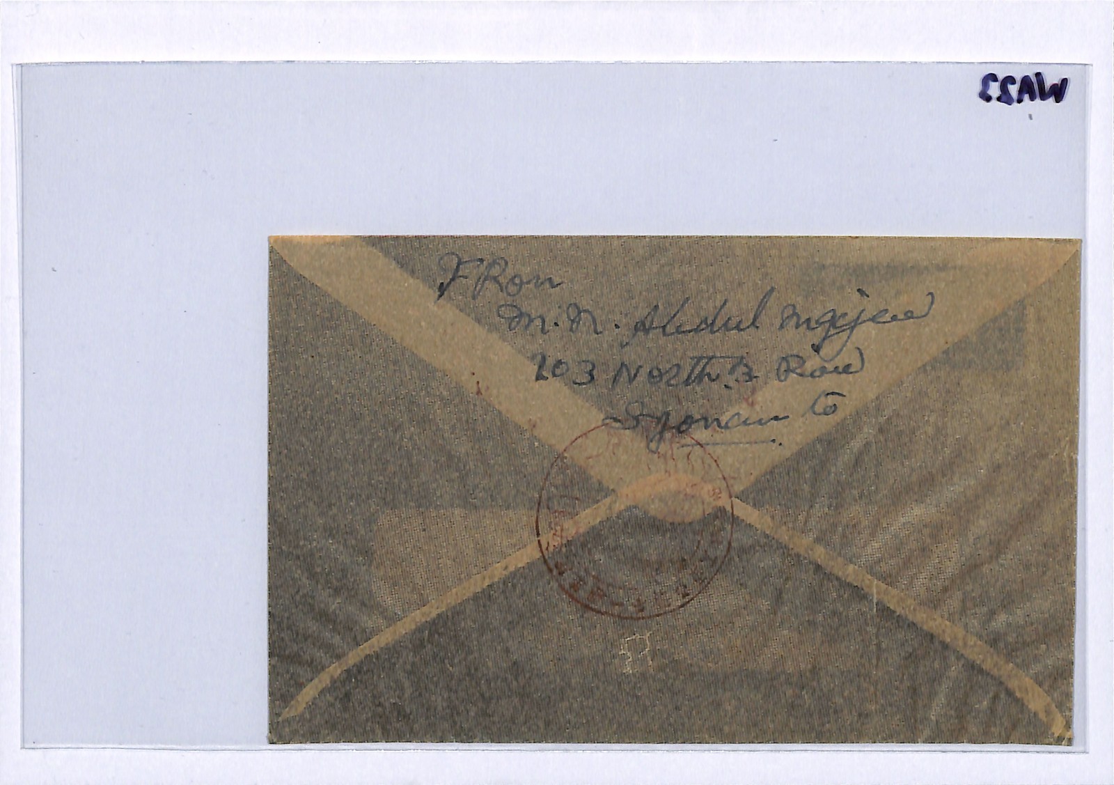 SINGAPORE WW2 JAPAN OCCUPATION Cover Registered SYONAN Local{samwells}WA23 - Image 5