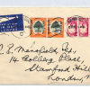 SOUTH AFRICA 6d *Official* PAIR Cover 1d Nurse STRIP WW2 Jo'burg {samwells}XJ187 - Image 3