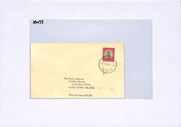 SOUTH AFRICA Cover *LORD HOWE ISLAND* Mail 1938 Australia NSW CDS {samwells}XW73 - Image 14