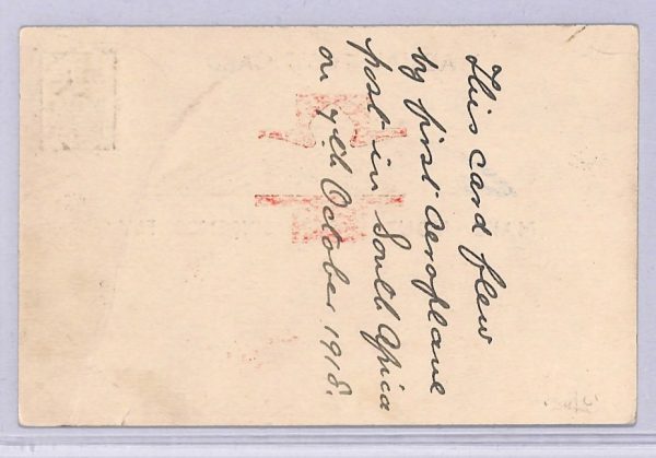 SOUTH AFRICA WW1 Air Mail 1918 *FIRST FLIGHT* RAF Large Wing 6d Postcard WT24 - Image 8