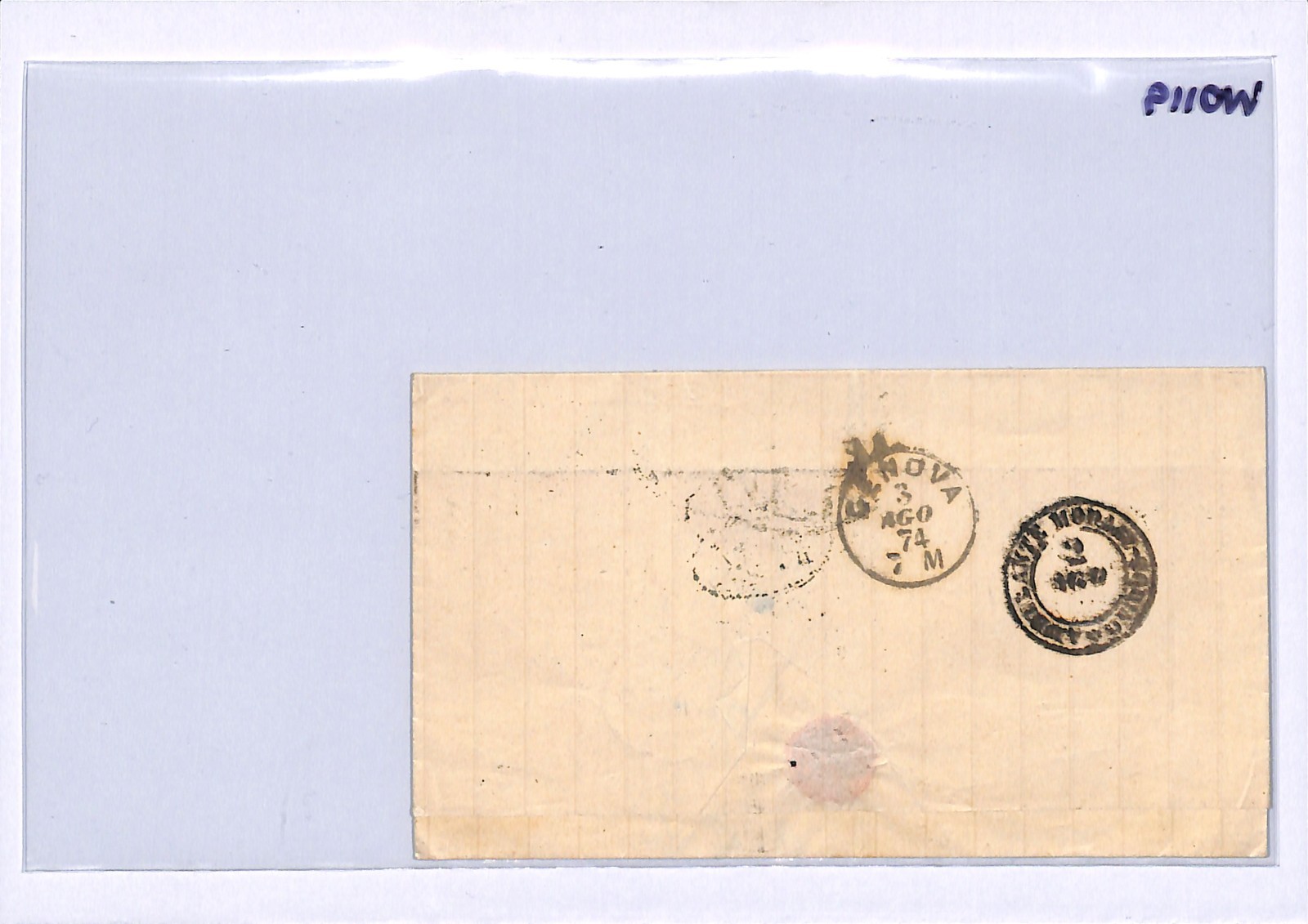 SPAIN Classic 50c Cover Barcelona 1874 Genova *Via di Junquera* {samwells}WO119 - Image 11