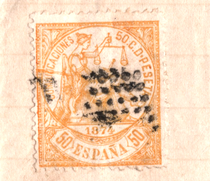 SPAIN Classic 50c Cover Barcelona 1874 Genova *Via di Junquera* {samwells}WO119 - Image 6