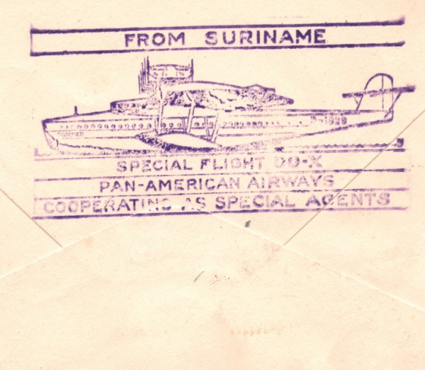 SURINAME Air Mail 1931 Cover DORNIER *Do-X* SPECIAL FLIGHT DEI-Netherlands KZ263 - Image 5
