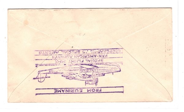 SURINAME Air Mail 1931 Cover DORNIER *Do-X* SPECIAL FLIGHT DEI-Netherlands KZ263 - Image 6