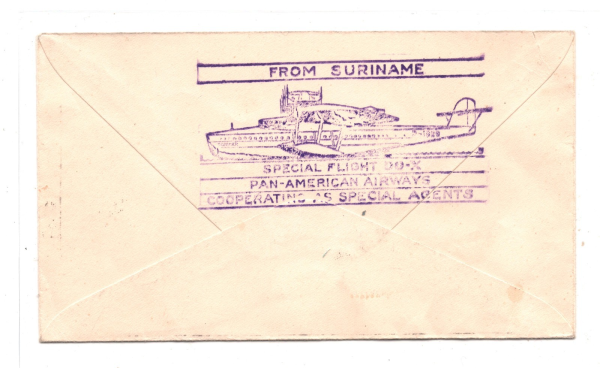 SURINAME Air Mail 1931 Cover DORNIER *Do-X* SPECIAL FLIGHT DEI-Netherlands KZ263 - Image 8