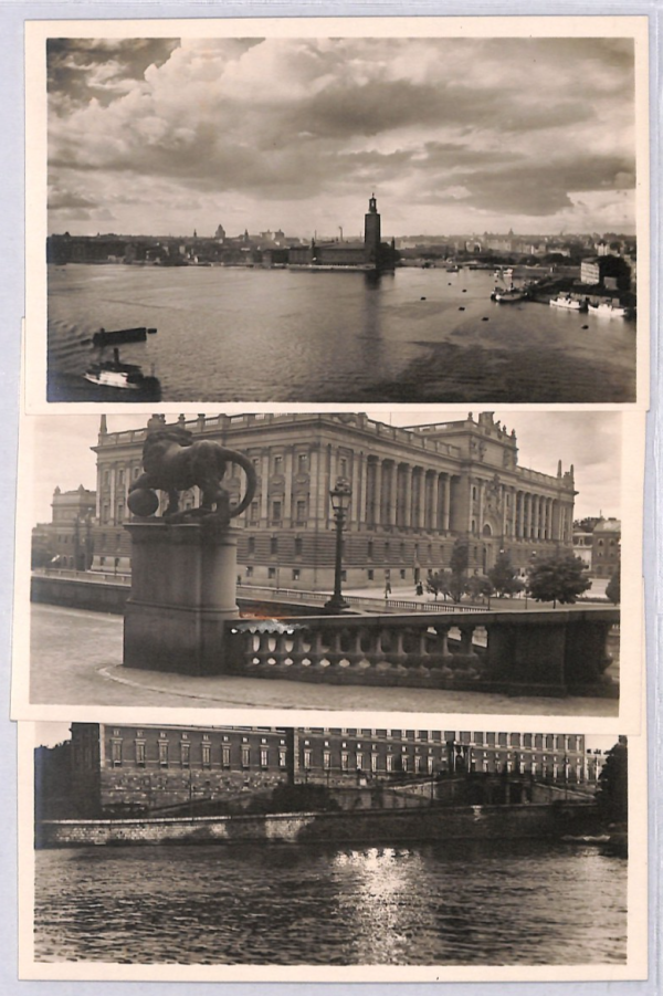 SWEDEN 1924 FDC *UPU* Cards{3} 20o 25o 30o First Day Covers STADSHUSET CDS YG383 - Image 4
